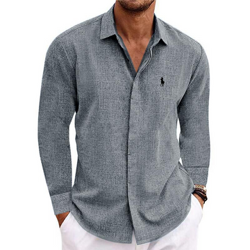 Ralph Lauren - Classic Linen Shirt With Long Sleeves