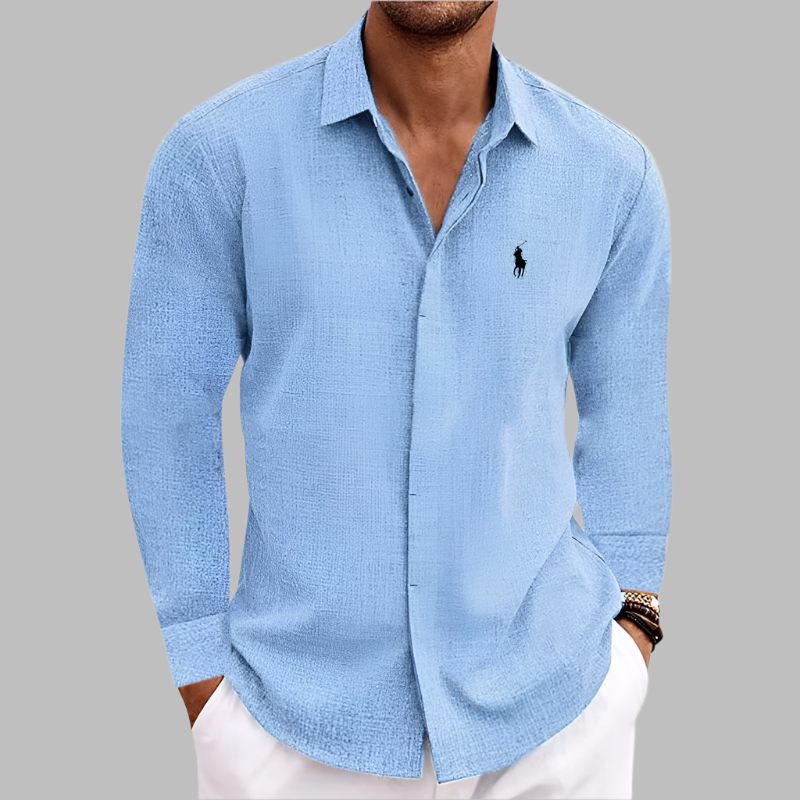 Ralph Lauren - Classic Linen Shirt With Long Sleeves